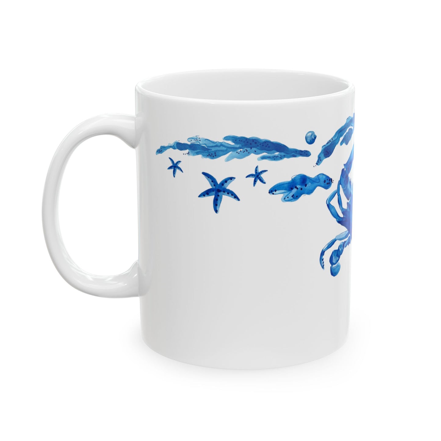 Blue Crab Coffee Mug Center Design 11oz
