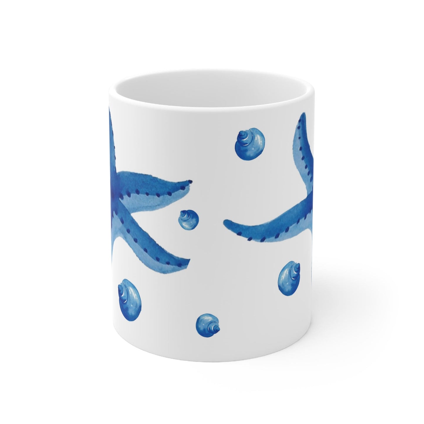 Blue Starfish Coffee Mug 11 oz