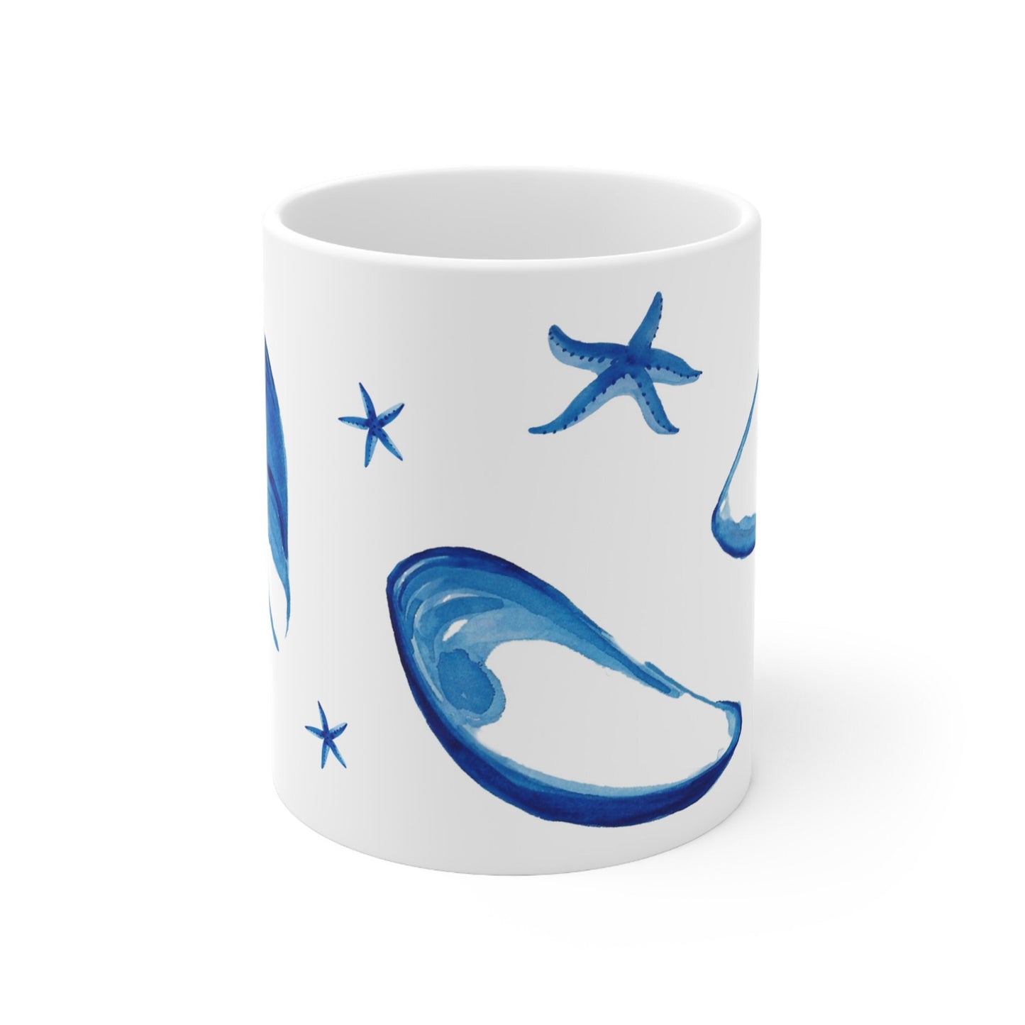 Blue Mussel Coffee Mug 11 oz