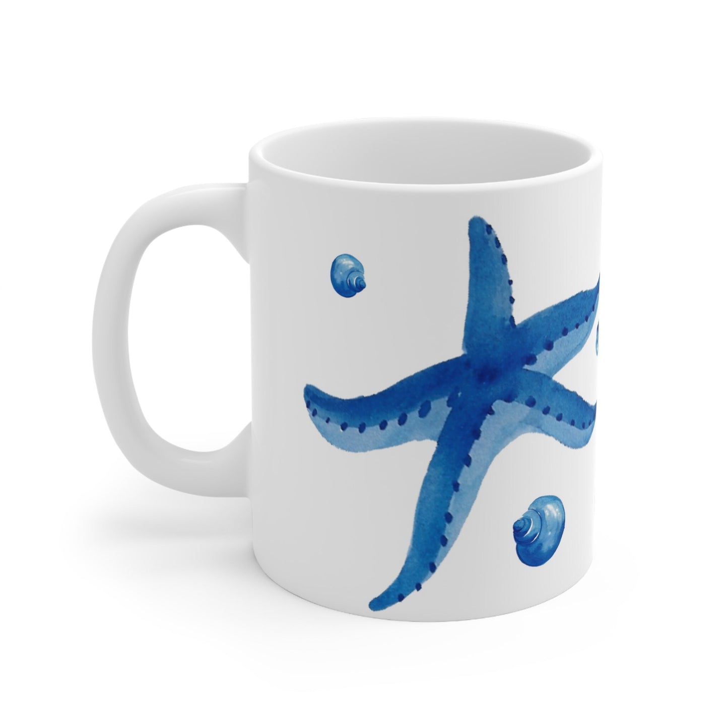 Blue Starfish Coffee Mug 11 oz