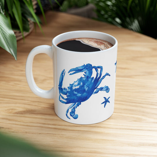 Blue Crab Coffee Mug 11oz